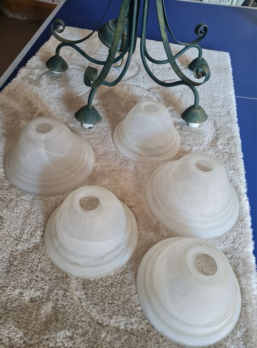Lampa wisząca, pięcioramienna