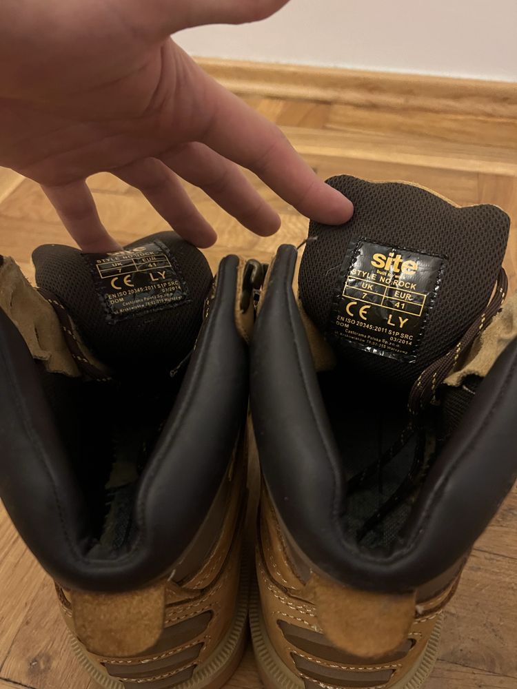 Nowe buty robocze Site Rock S3 SRC r. 41 | Nubuk | Stalowy podnosek
