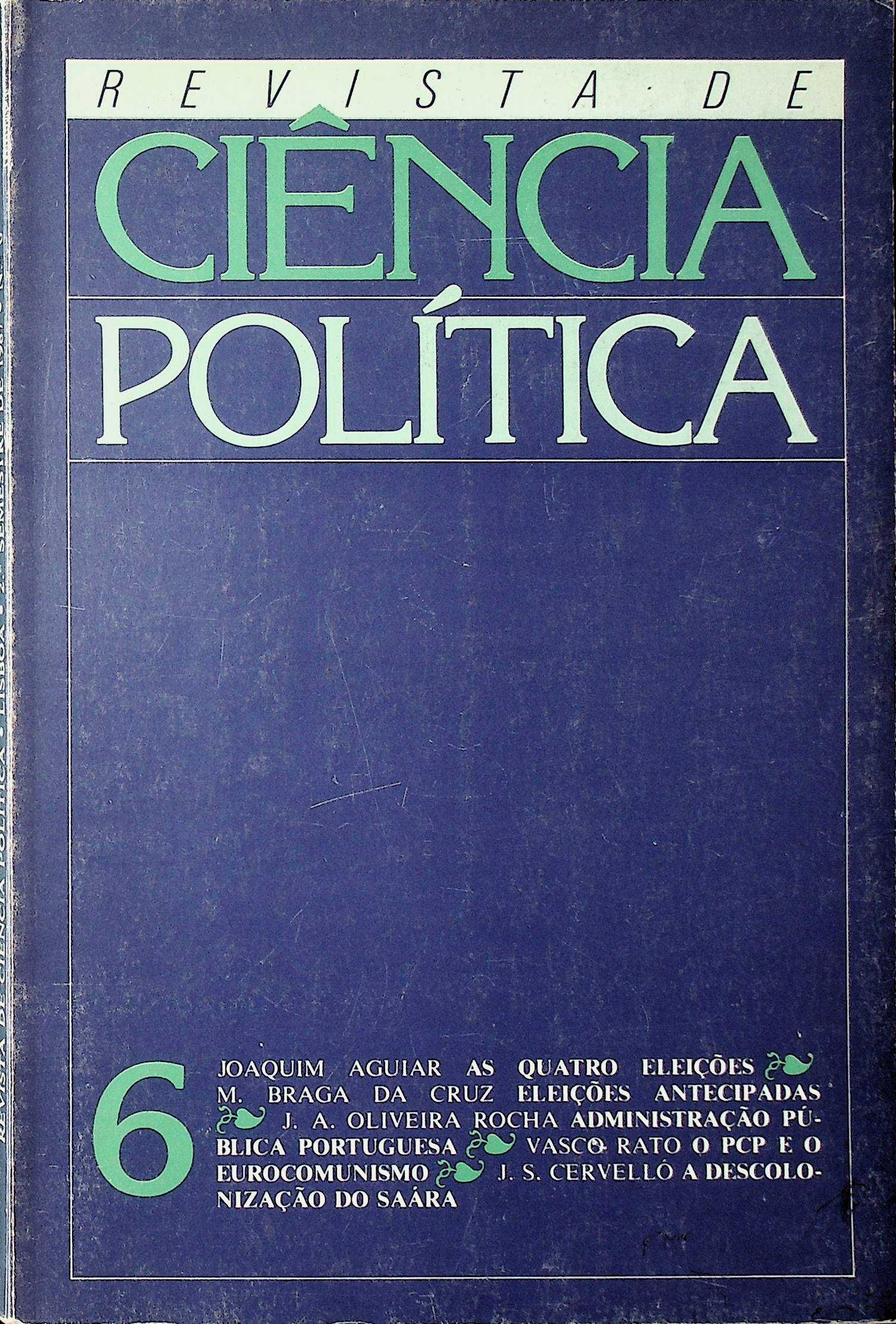 Revista de Ciência Política n.ºs 1 a 8