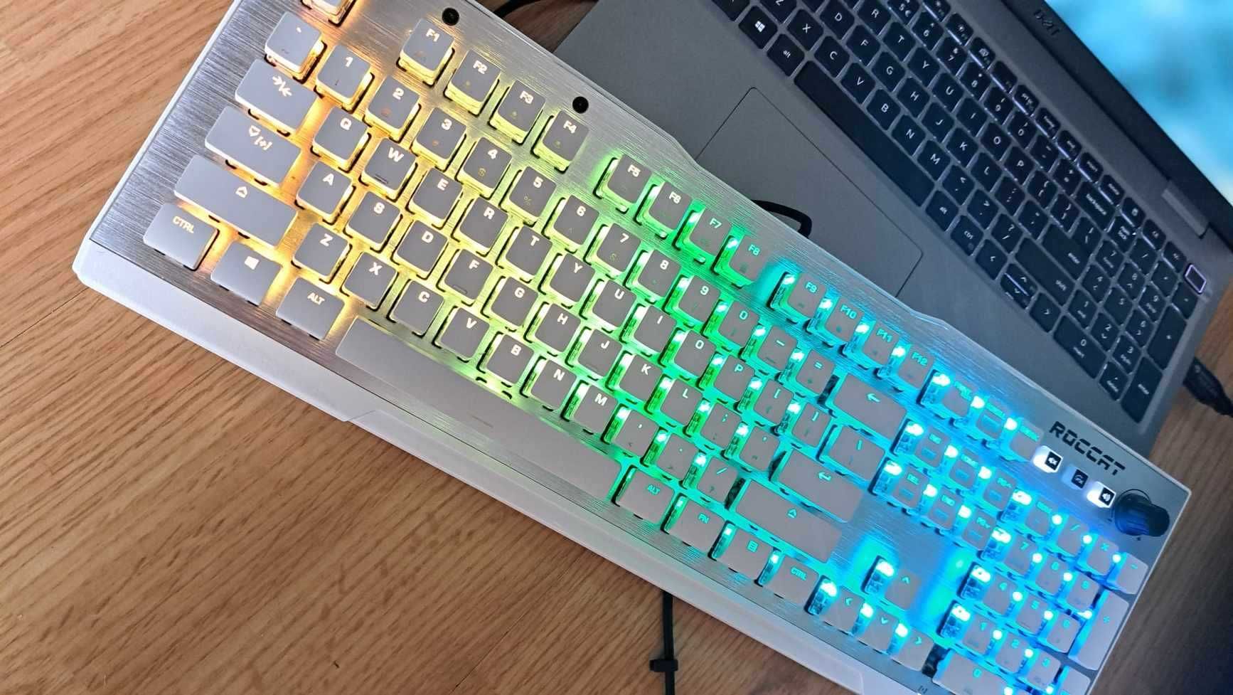 Klawiatura dla graczy ROCCAT Vulcan, biała