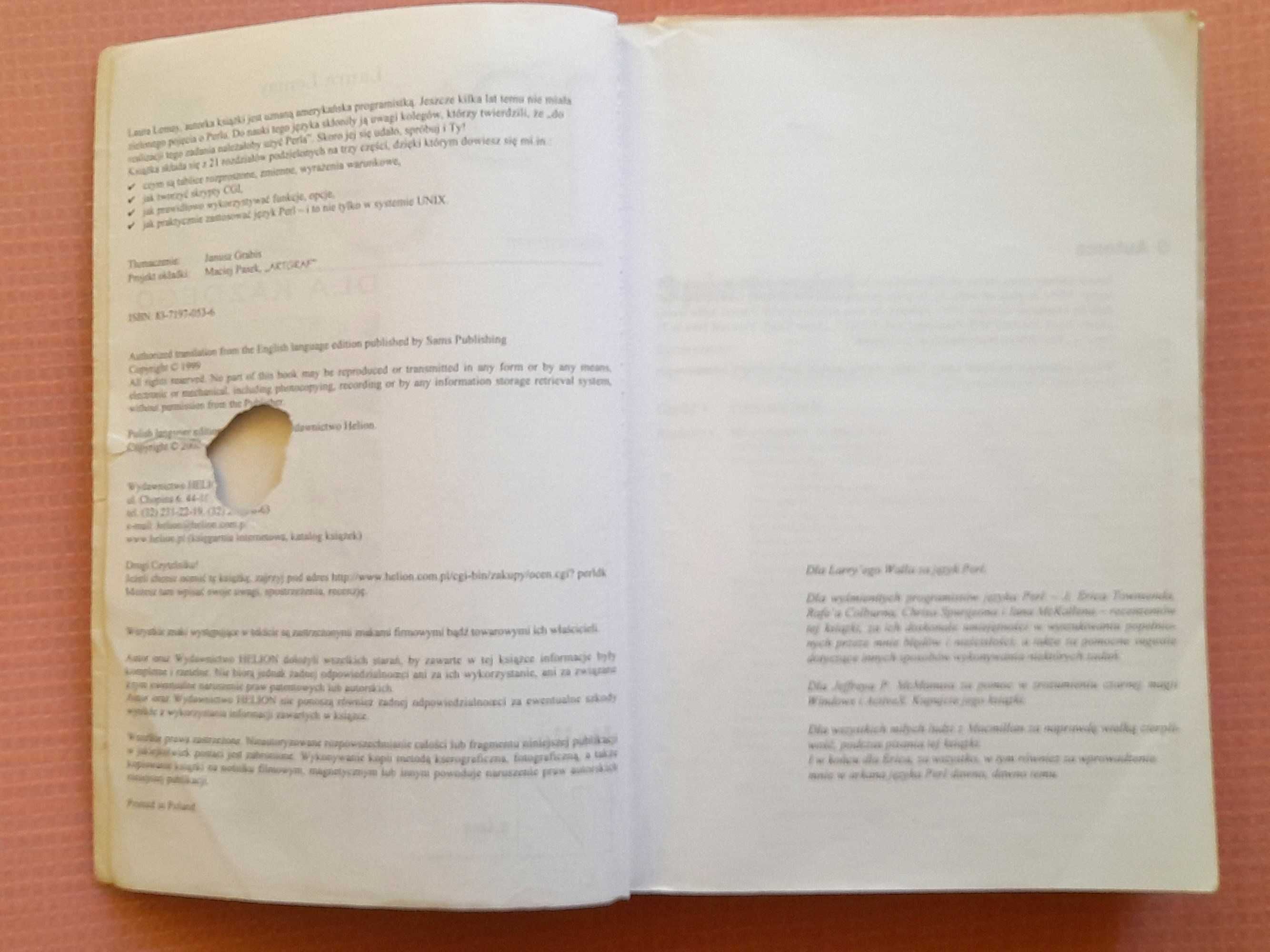 Perl dla każdego - Laura Lemay