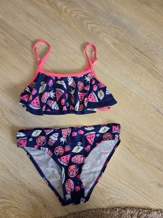 Strój kąpielowy dwuczęściowy dla dziewczynki r 140