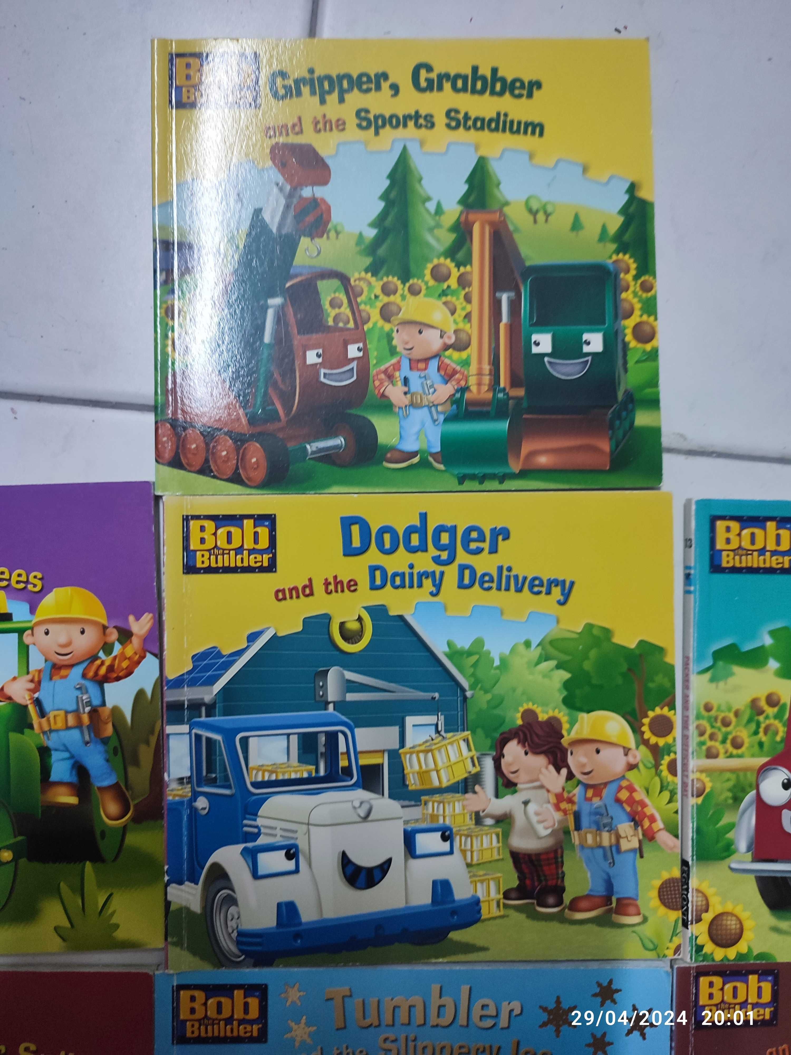 Conjunto de livros Bob o Construtor em inglês