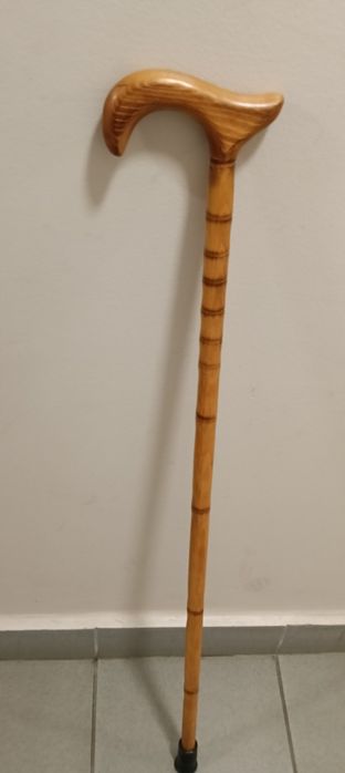 Laska bambus i drewno