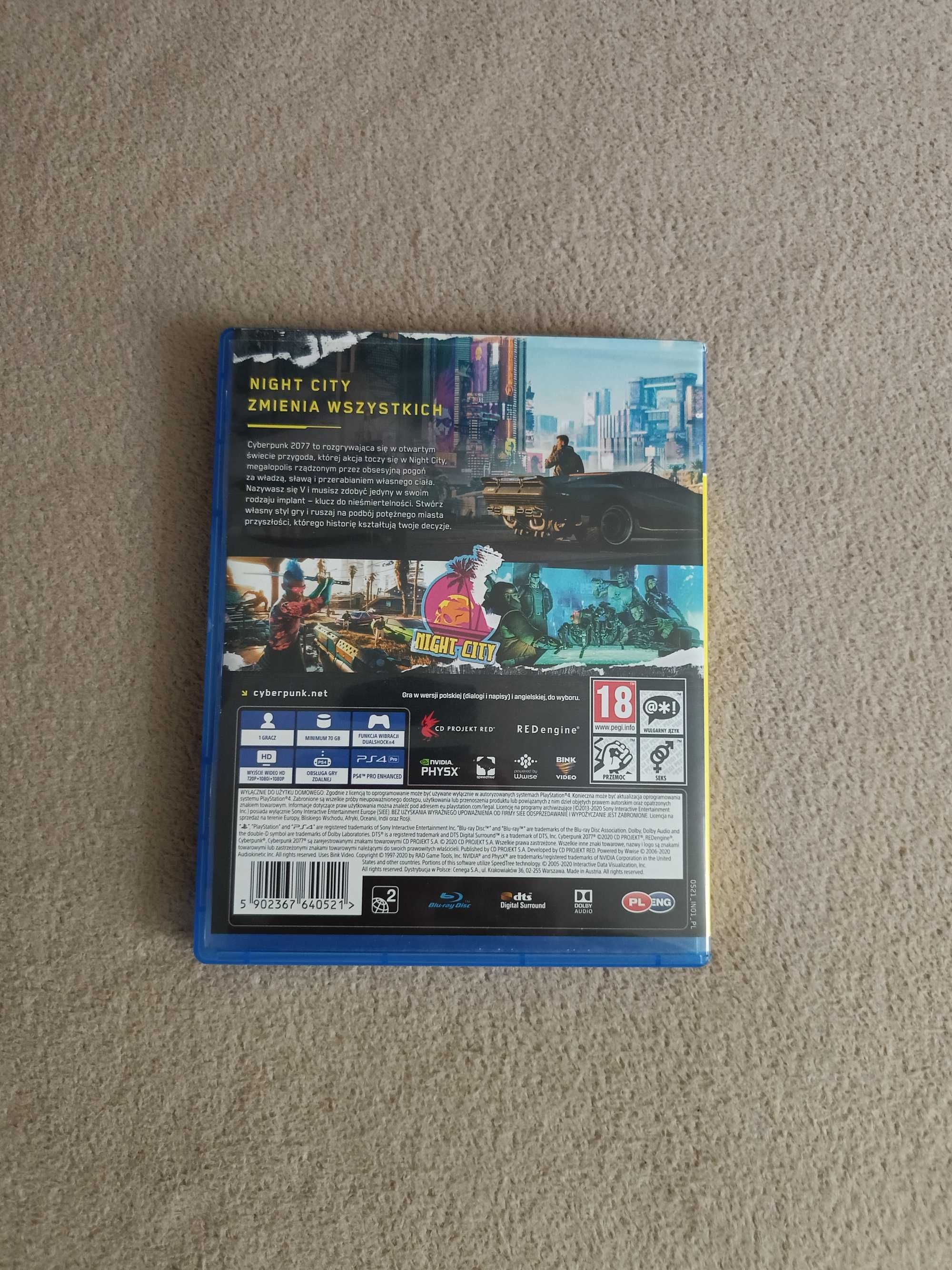 Cyberpunk na PS4