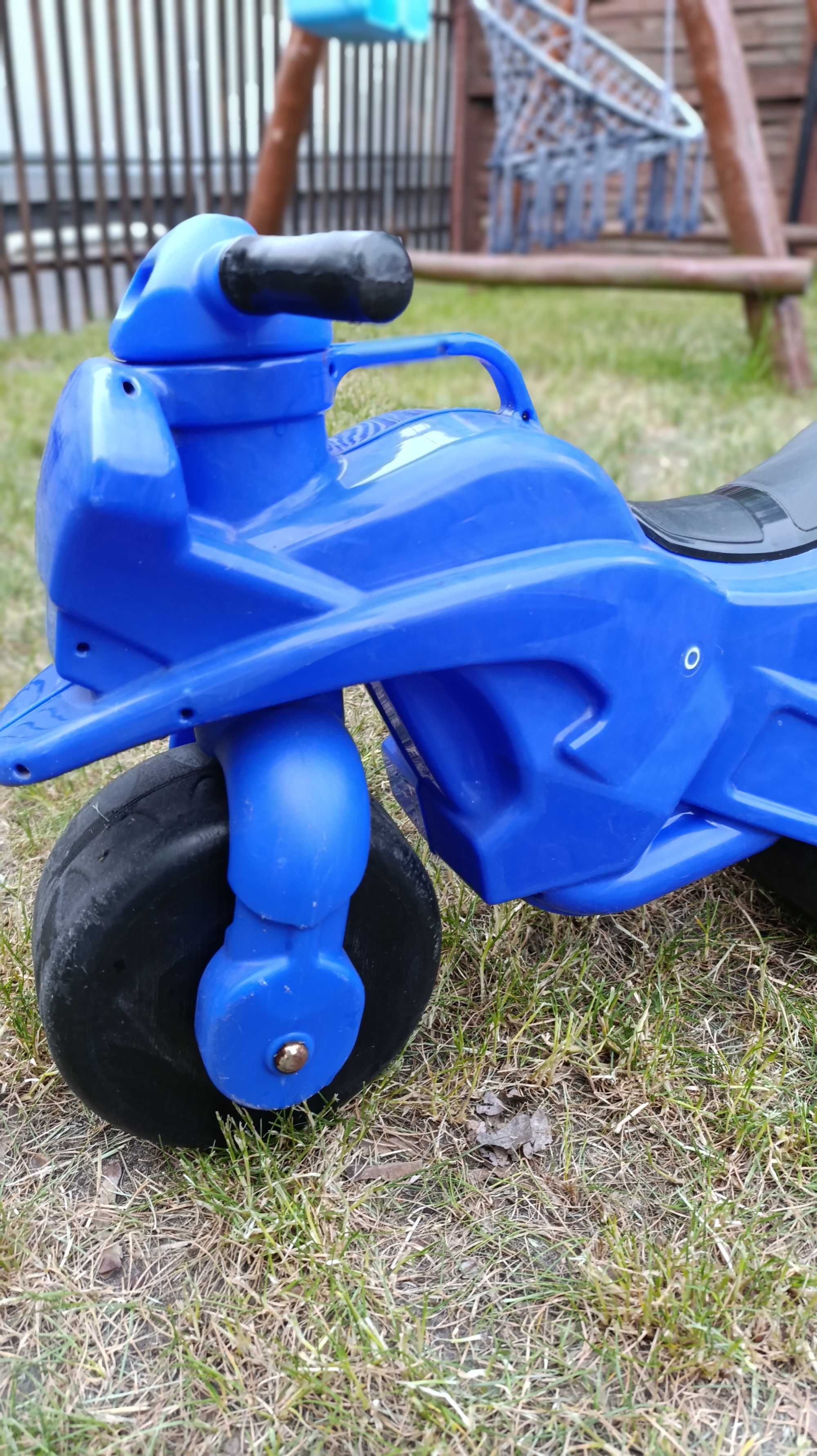 Motor motorek dziecięcy jeździk rowerek biegowy plastikowy dla chłopca