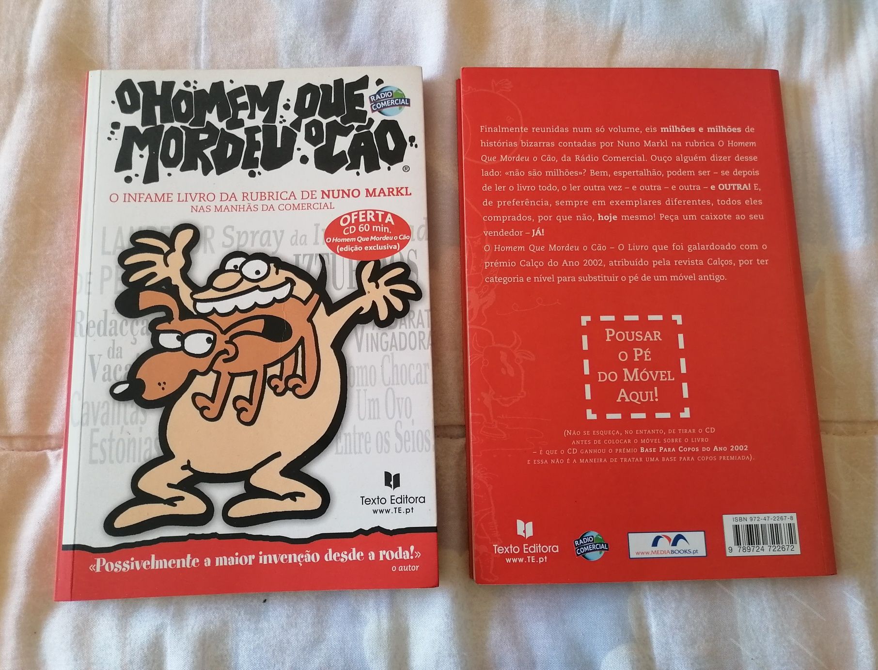 Livro 1ª edição O Homem que mordeu o cão