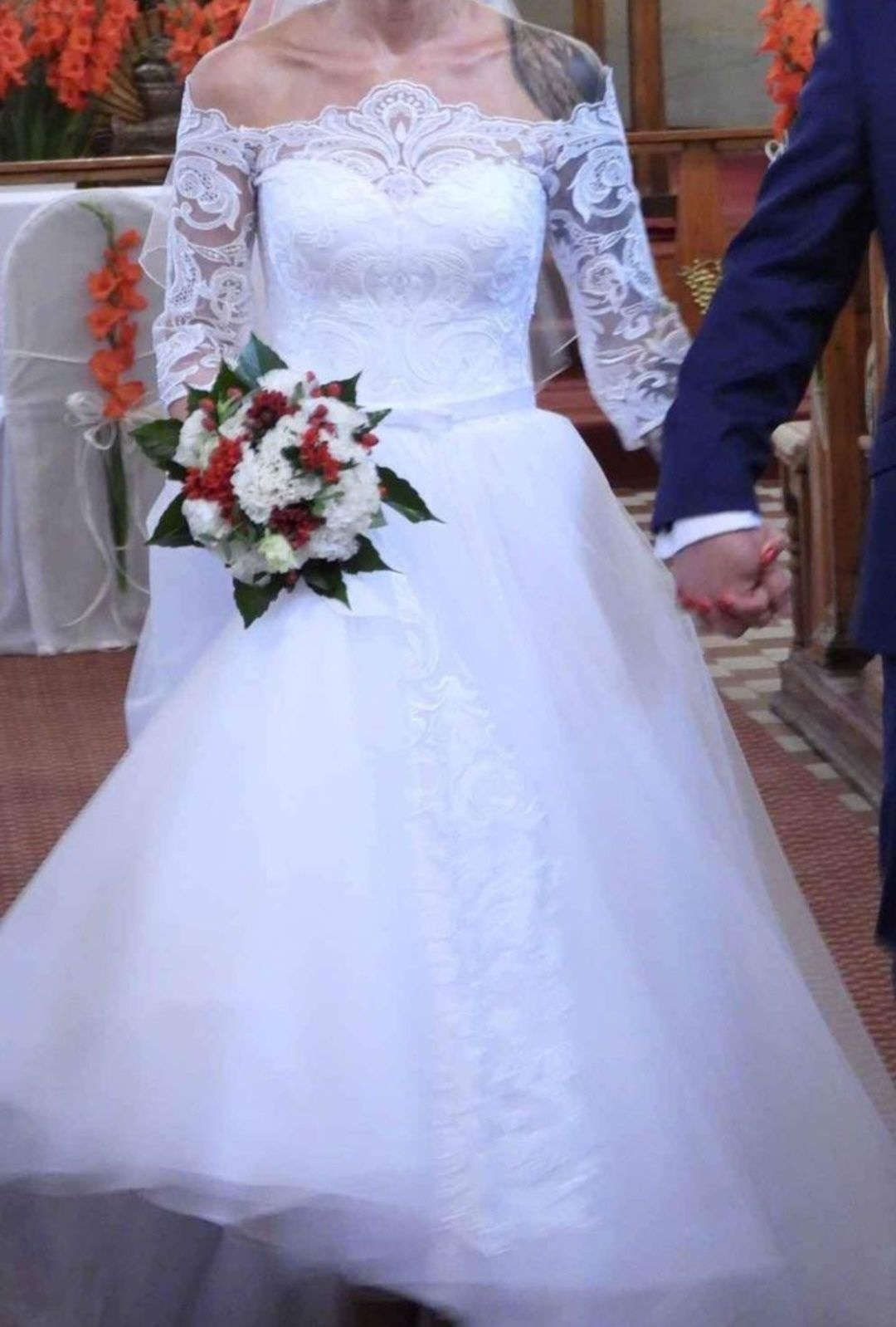 Suknia ślubna biała