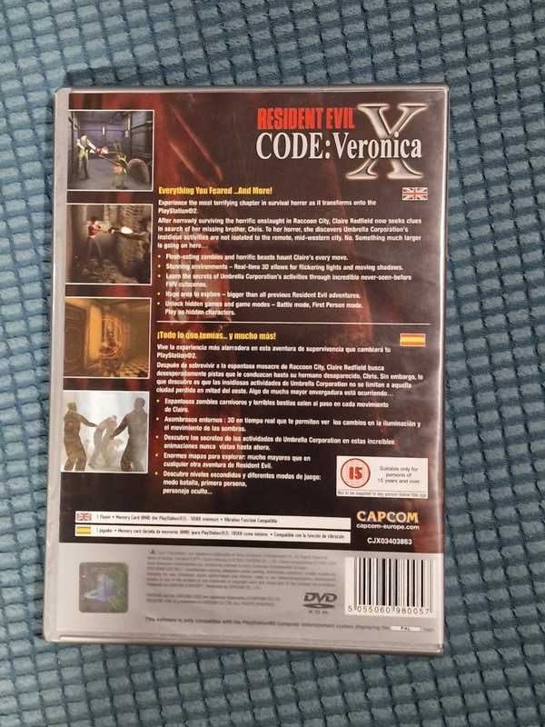 Resident evil x ps2