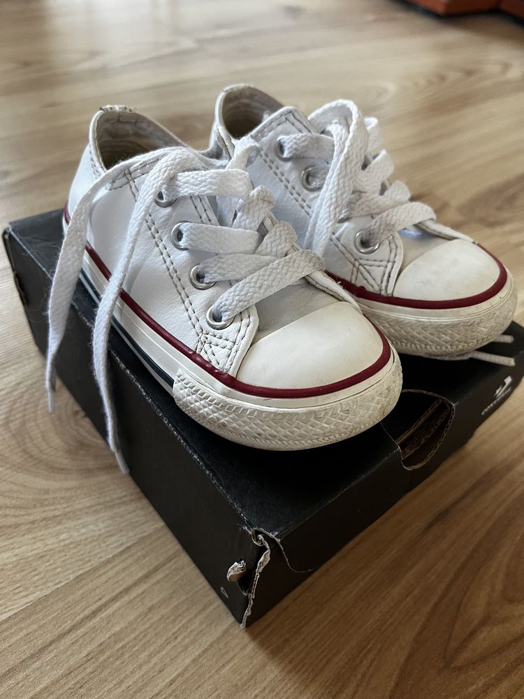 Trampki Converse skórzane jak nowe! Rozmiar 22