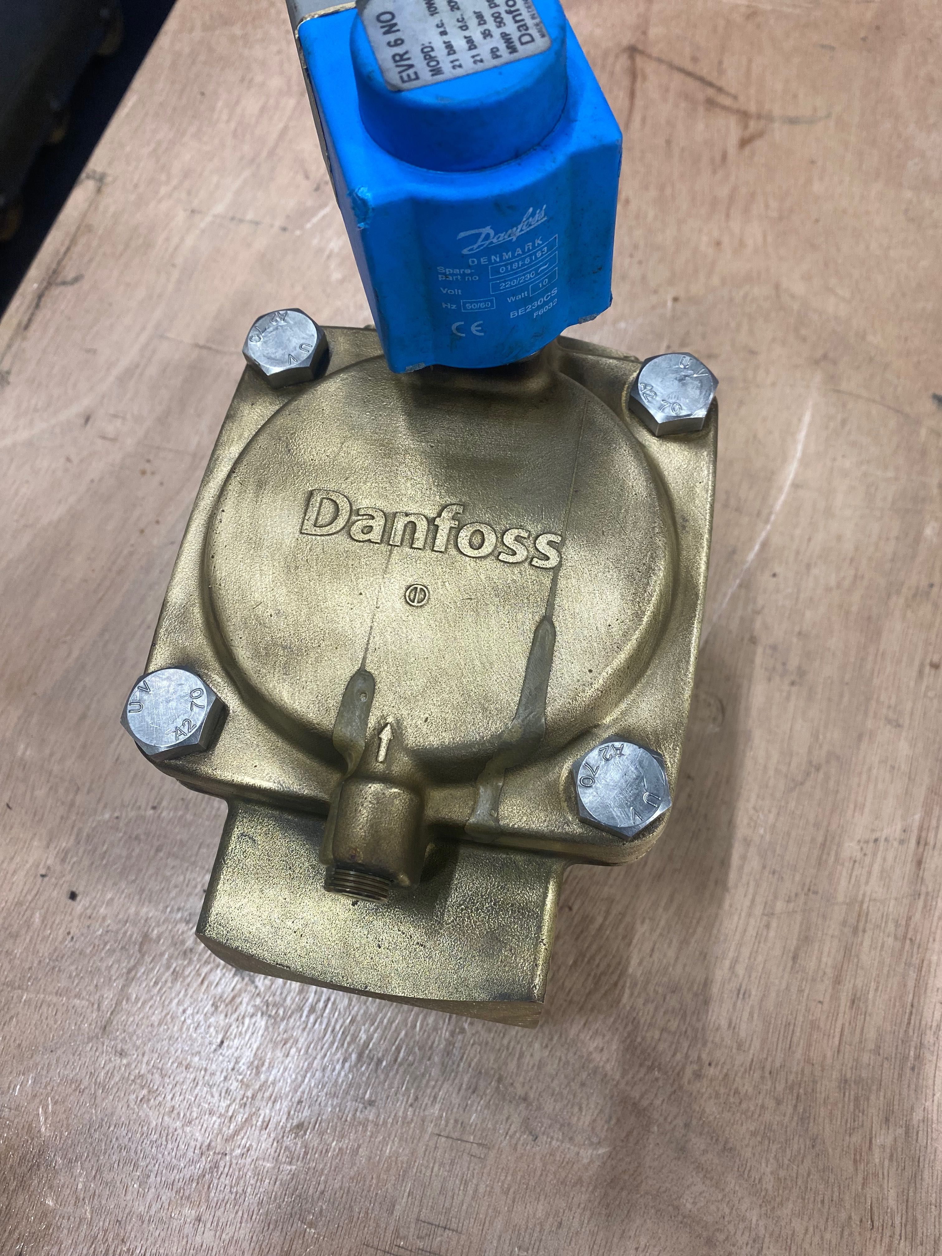 Danfoss  zawór elektromagnetyczny z cewką 230v 2 cale . OKAZJA