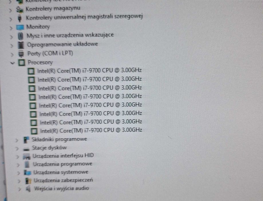 Procesor Intel Core i7-9700