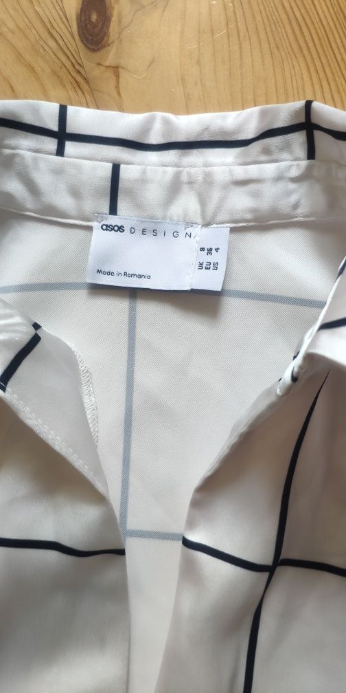 Sukienka koszulowa koszula oversize ASOS design casual elegancka basic