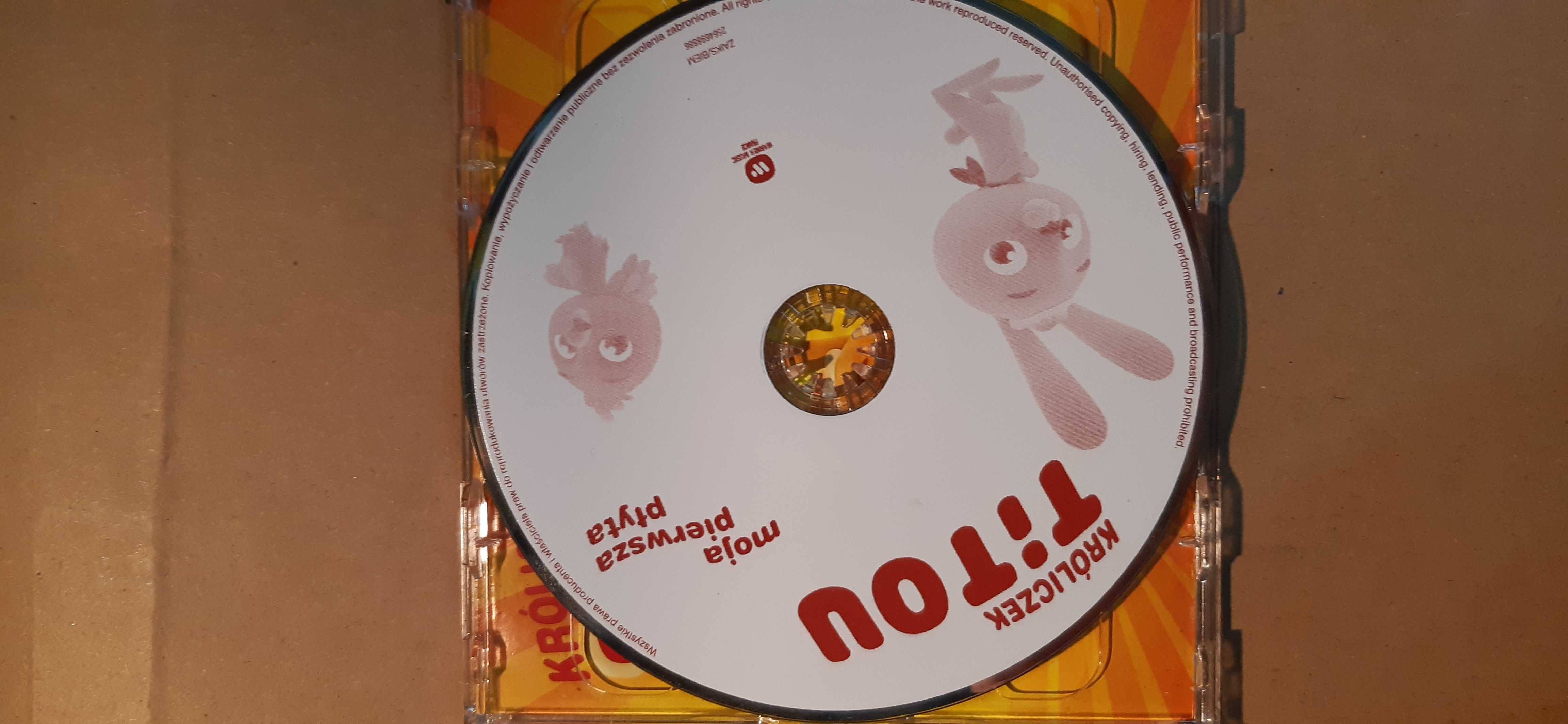 Króliczek Titou MOJA PIERWSZA PŁYTA CD+DVD i maklejki