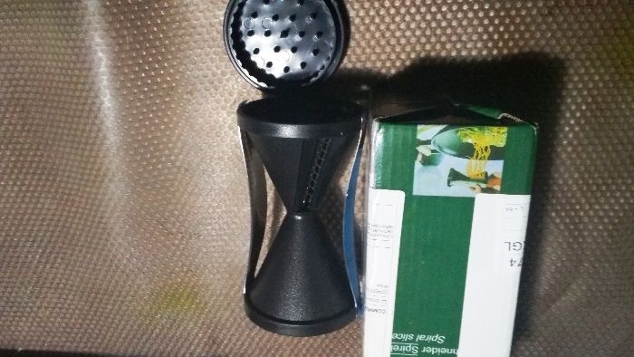 Espiralizador Manual Veggie cortador vegetais espiral vegetariano NOVO