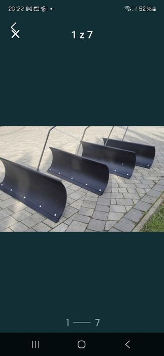 Pług do śniegu śnieżny do traktorka kosiarki quada  uniwersalny NOWY!!