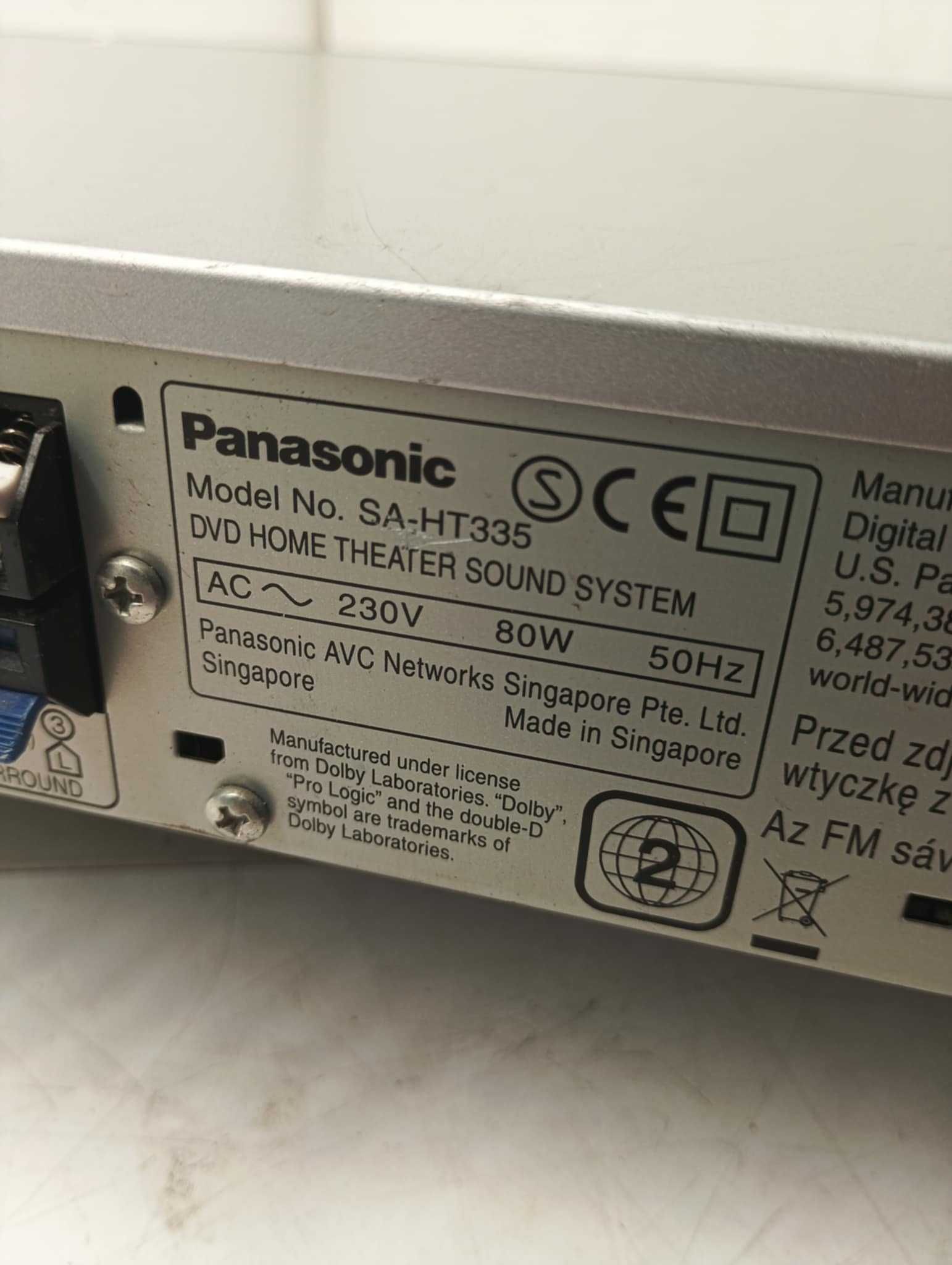 Odtwarzacz dvd PANASONIC SA-HT335