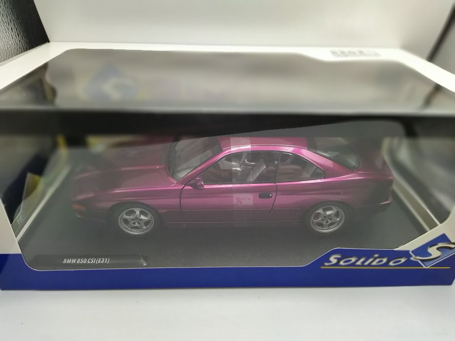 BMW 850 CSI e31 Daytona violet Solido 1:18