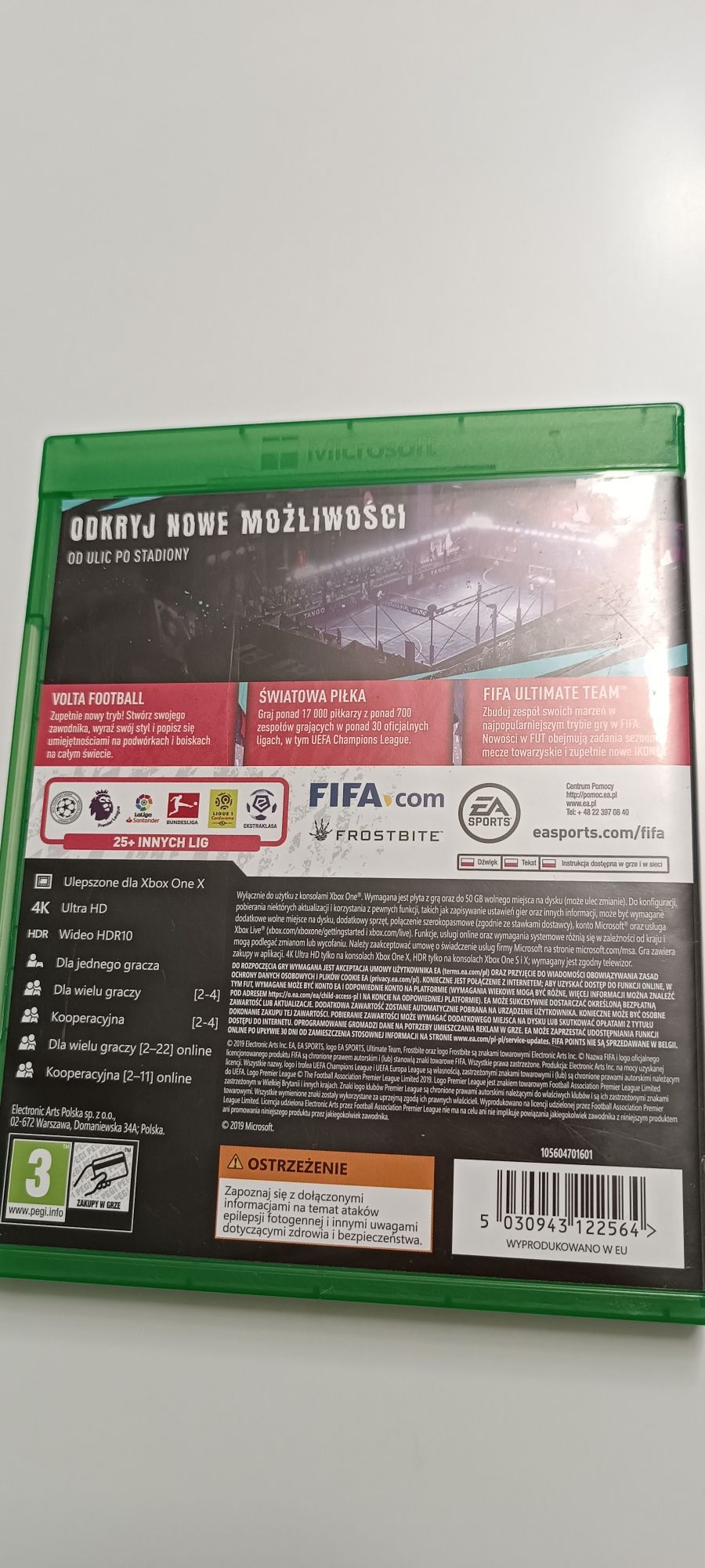 Gra FIFA 20 Xbox one