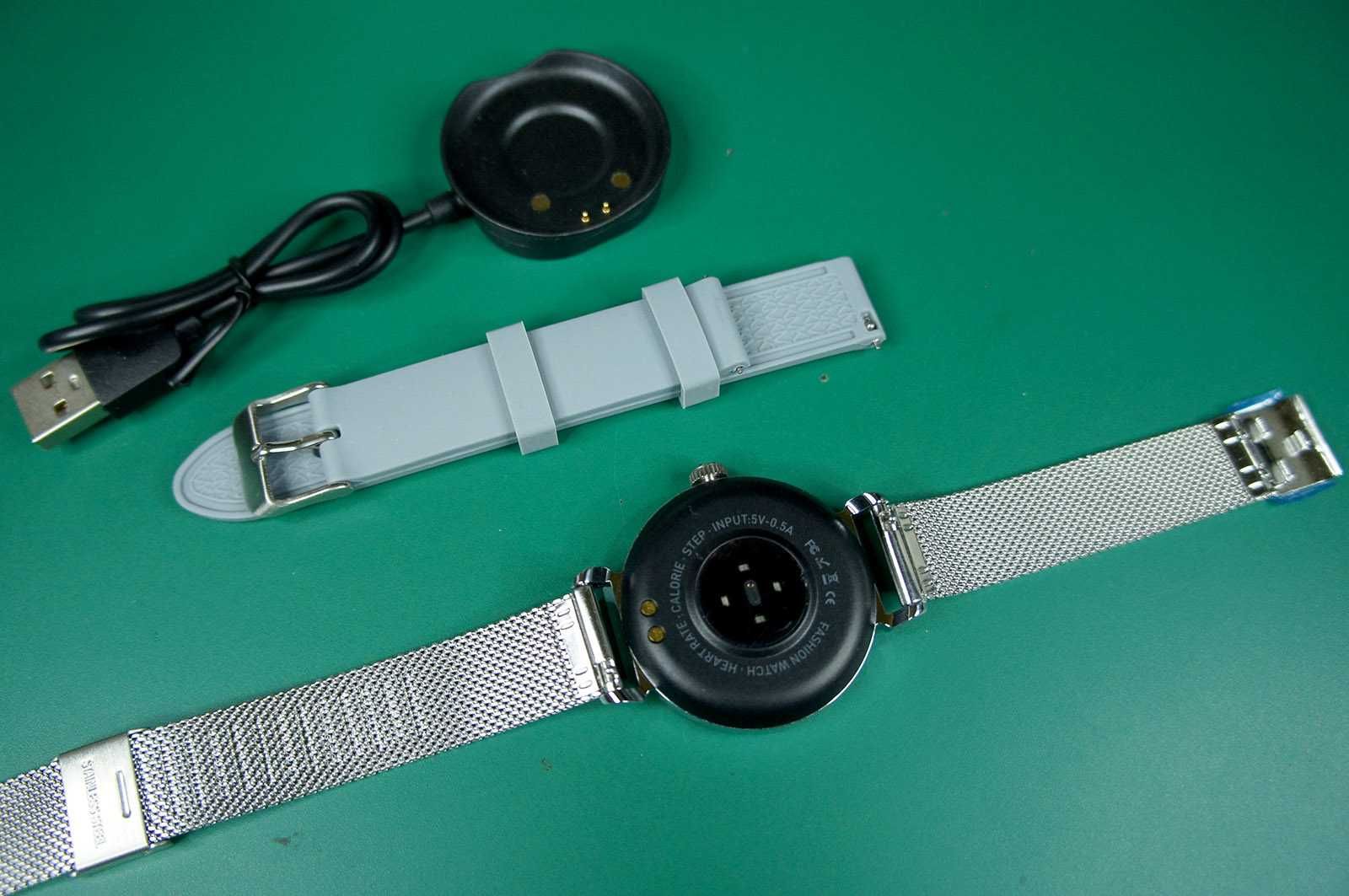 Smartwatch damski KC06 - Tętno, Ciśnienie krwi, SpO2