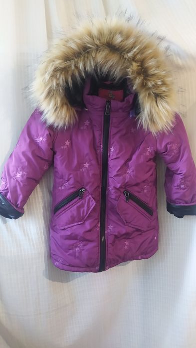 Зимова куртка для дівчинки 5-6 років