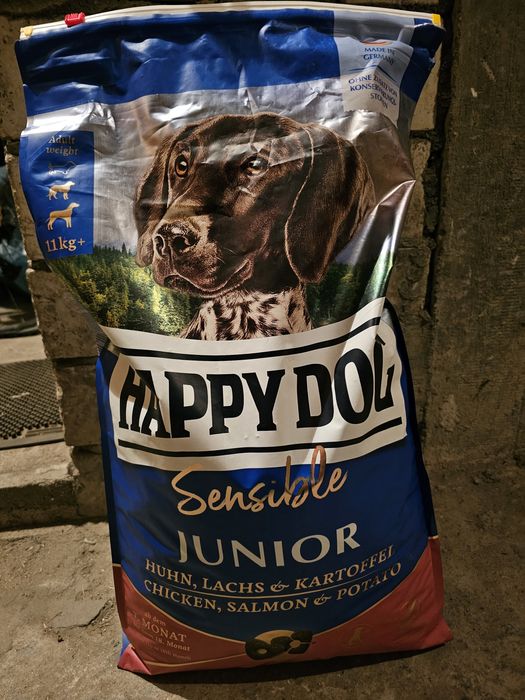 Karma dla psa - Happy Dog Sensible Junior Chicken, Salmon and Potatoes