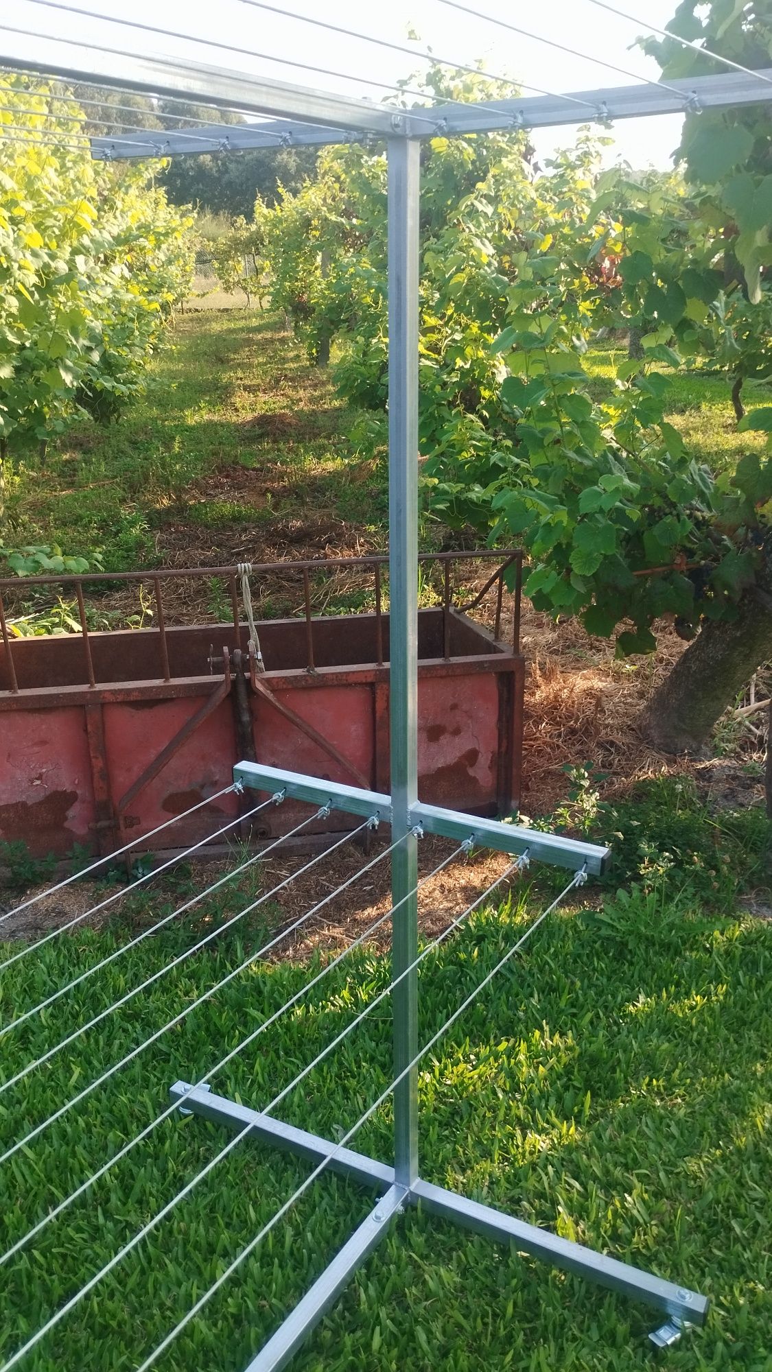 Estendal em ferro galvanizado