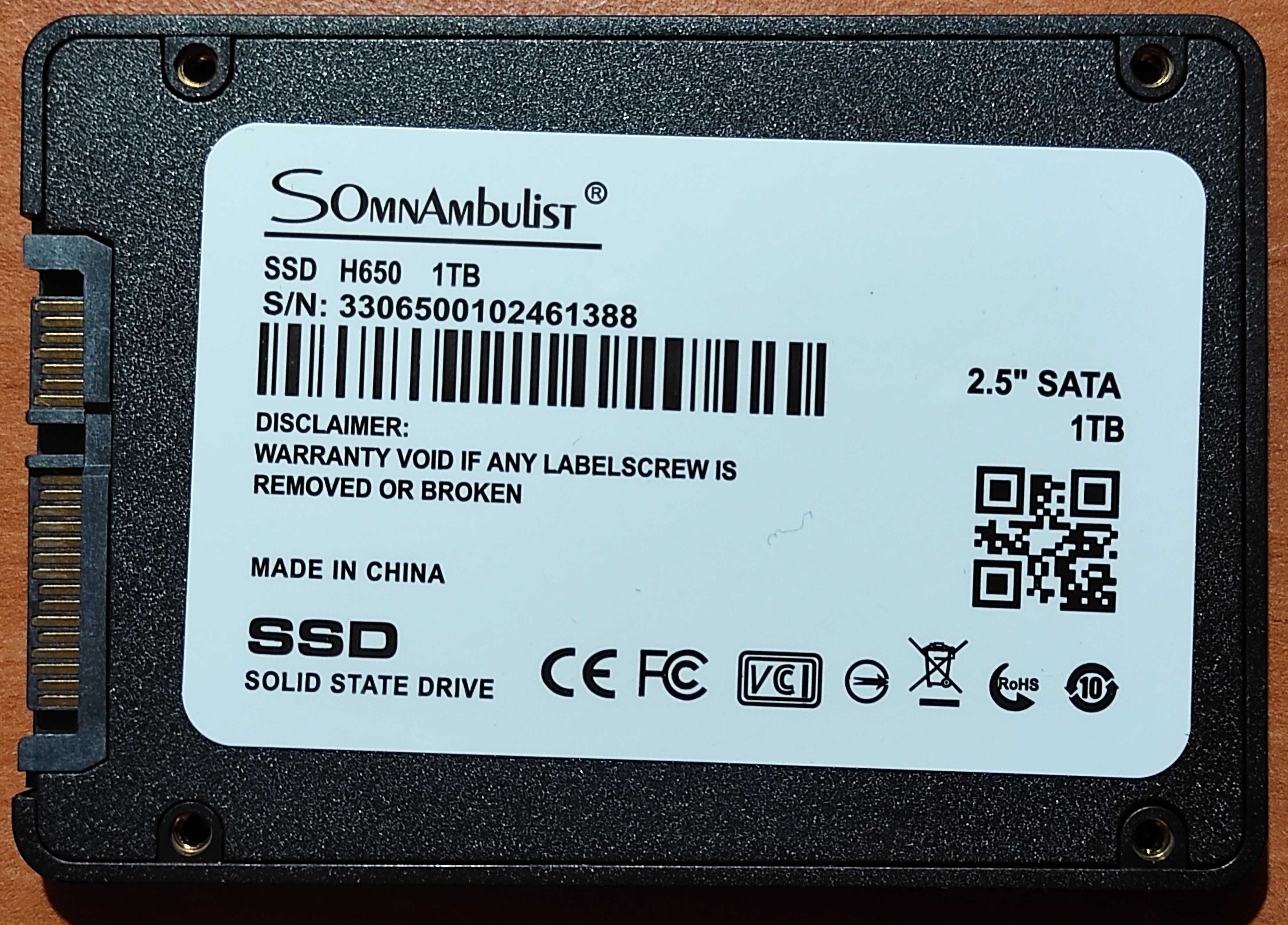 SSD 1Tb - Somnambulist H650