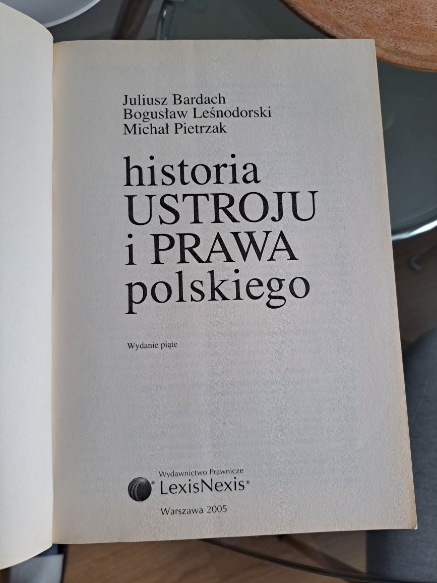 Historia USTROJU i PRAWA polskiego
