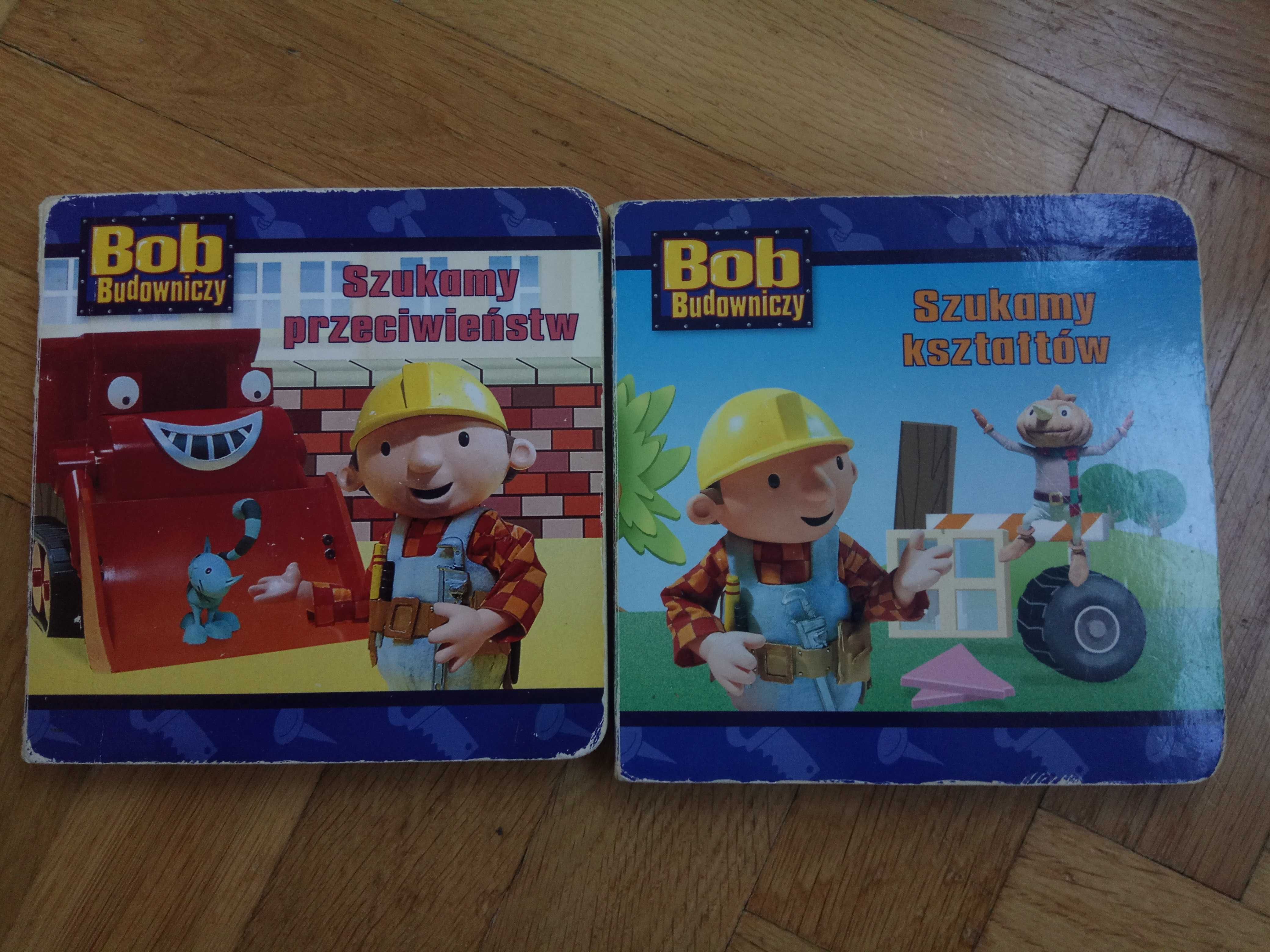 Bob Budowniczy Szukamy przeciwieństw, kształtów, koparka kartonowe