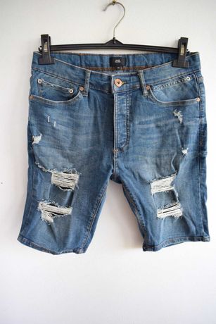 River Island spodenki szorty męskie jeansowe 32 S / M