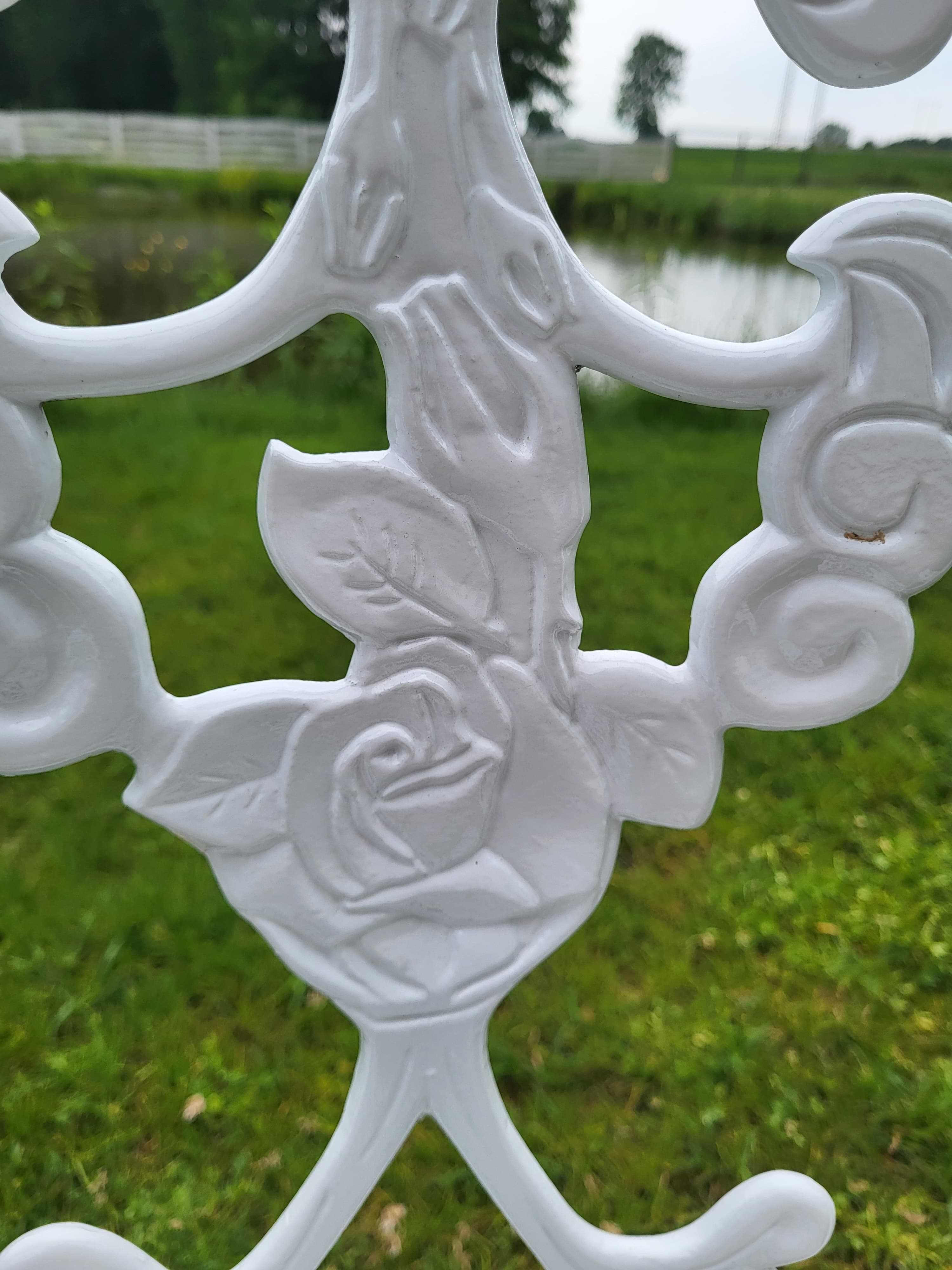 Zestaw aluminiowych mebli ogrodowych. Odnowiony, unikatowy ekskluzywny