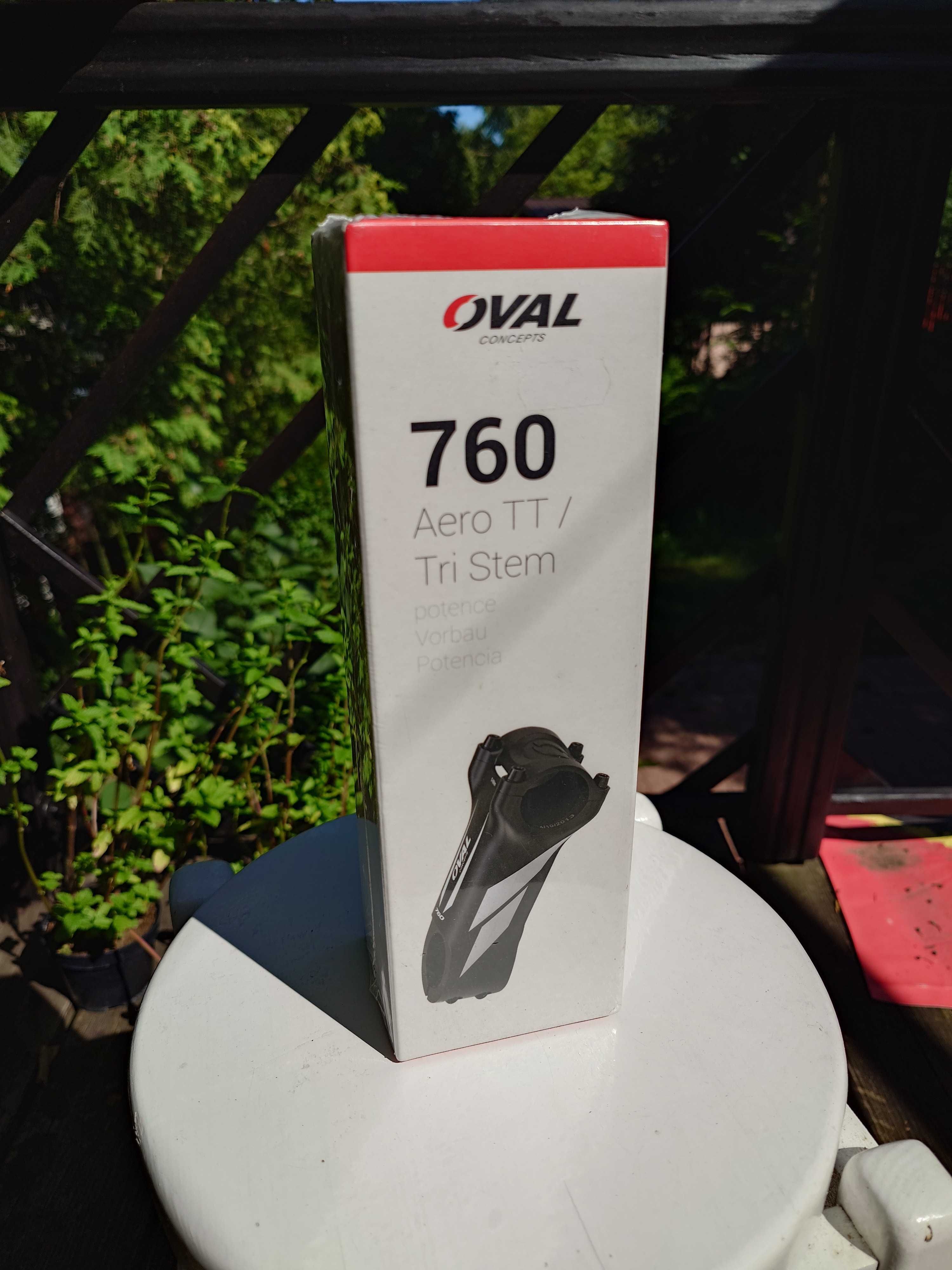 Mostek rowerowy  Oval 760 Aero TT / Tri Stem 31.8/8D/90mm - nowy, Fuji