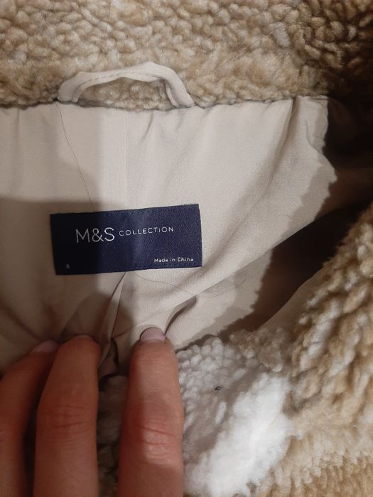 Шуба зі штучного хутра M&S