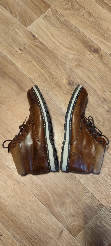 Мужские кожаные ботинки Firetrap  р.42,5