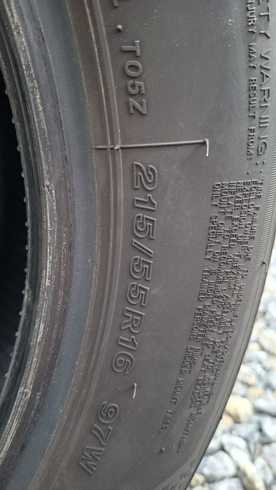 Резина Гума 215/55/16 Firestone 2 шт і Bridgestone  2шт