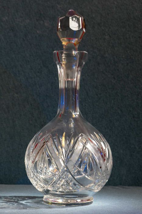 Zestaw kryształów Huta szkła Violetta - PRL