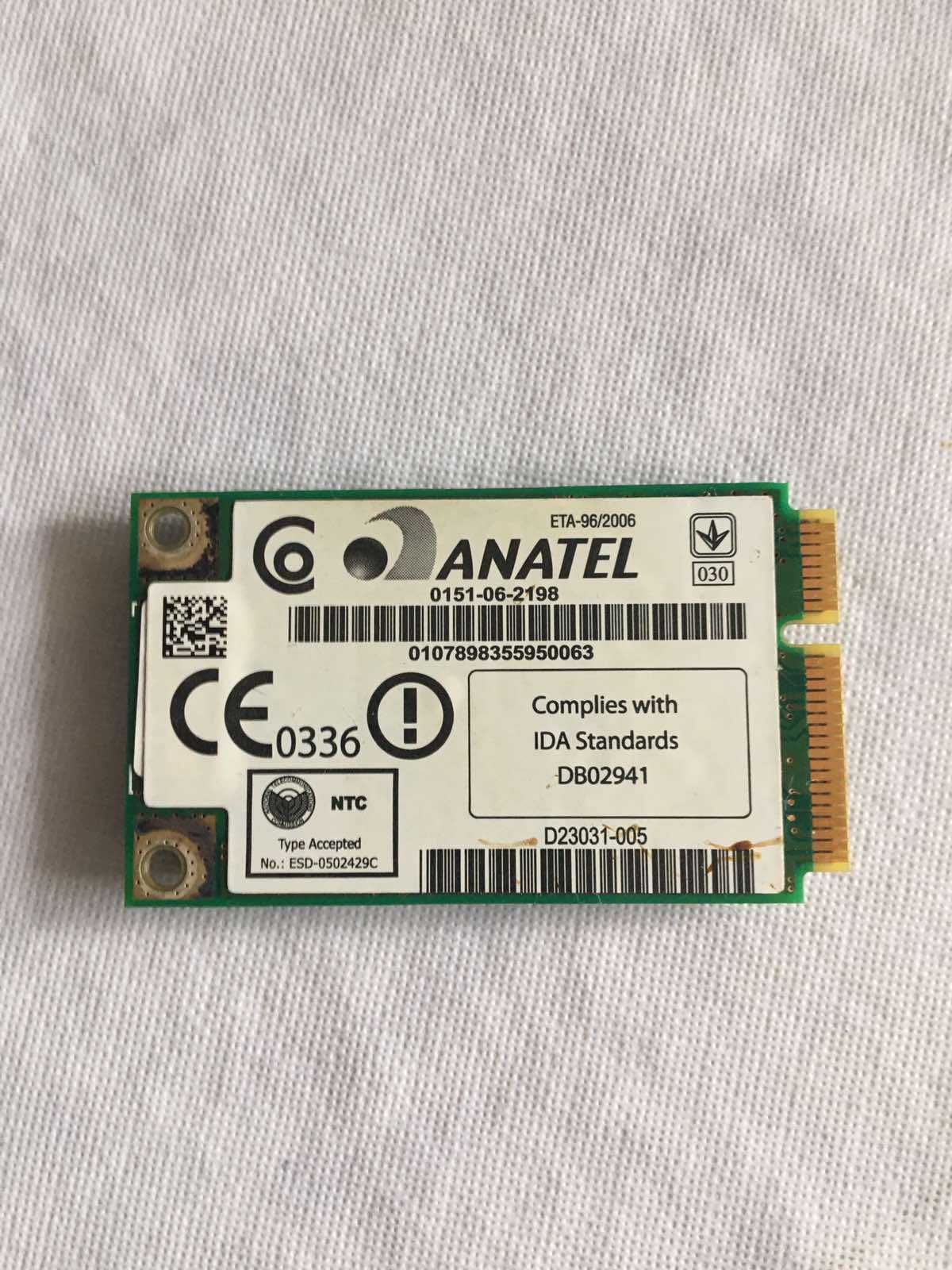 Оперативная память для ноутбука
Samsung 1GB 2Rx16 PC2-53000S-555-12-A3