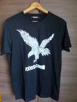 KOSZULKA T-shirt ROBERTO CAVALLI L/XL Nowa Kolekcja Mega logo Nowa New