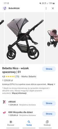 Spacerówka bebetto nico