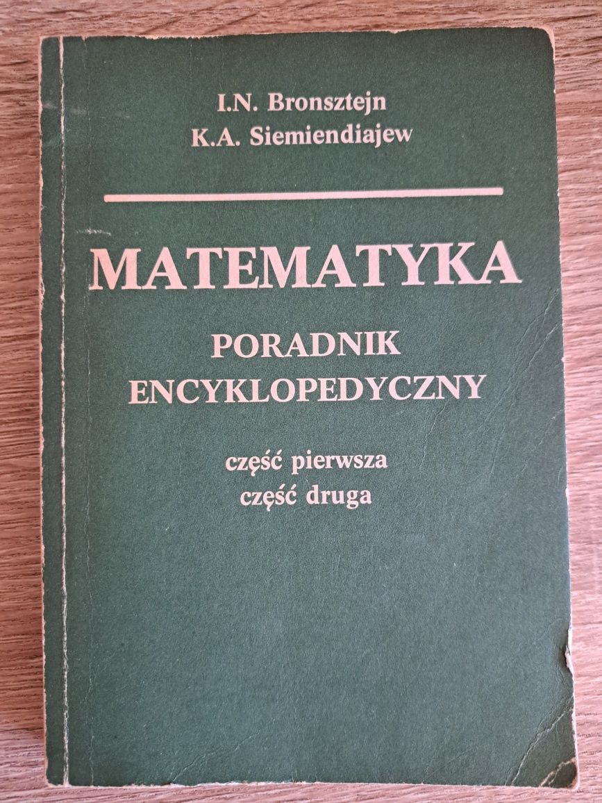 Matematyka poradnik encyklopedyczny Bronsztejn