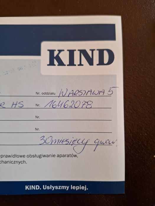 Aparat słuchowy KIND