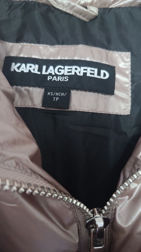 Kurtka damska Karl Lagerfeld XS długa puchowa