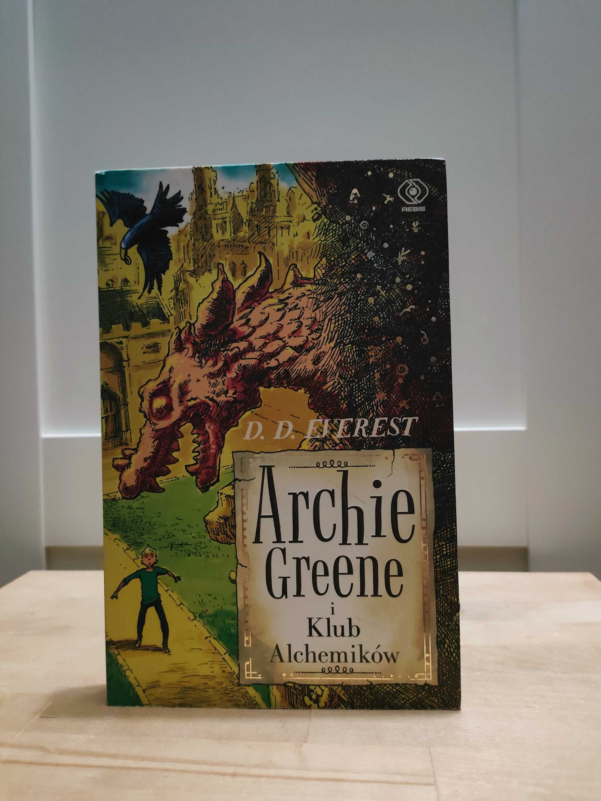 ,,archie greene i klub alchemików'' (tom 2.) fantasy dla nastolatków