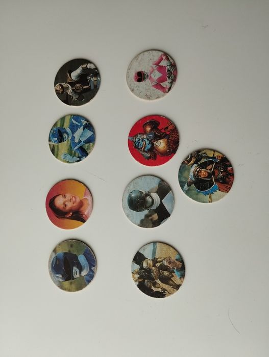 Tazos Power Rangers Donuts Panini