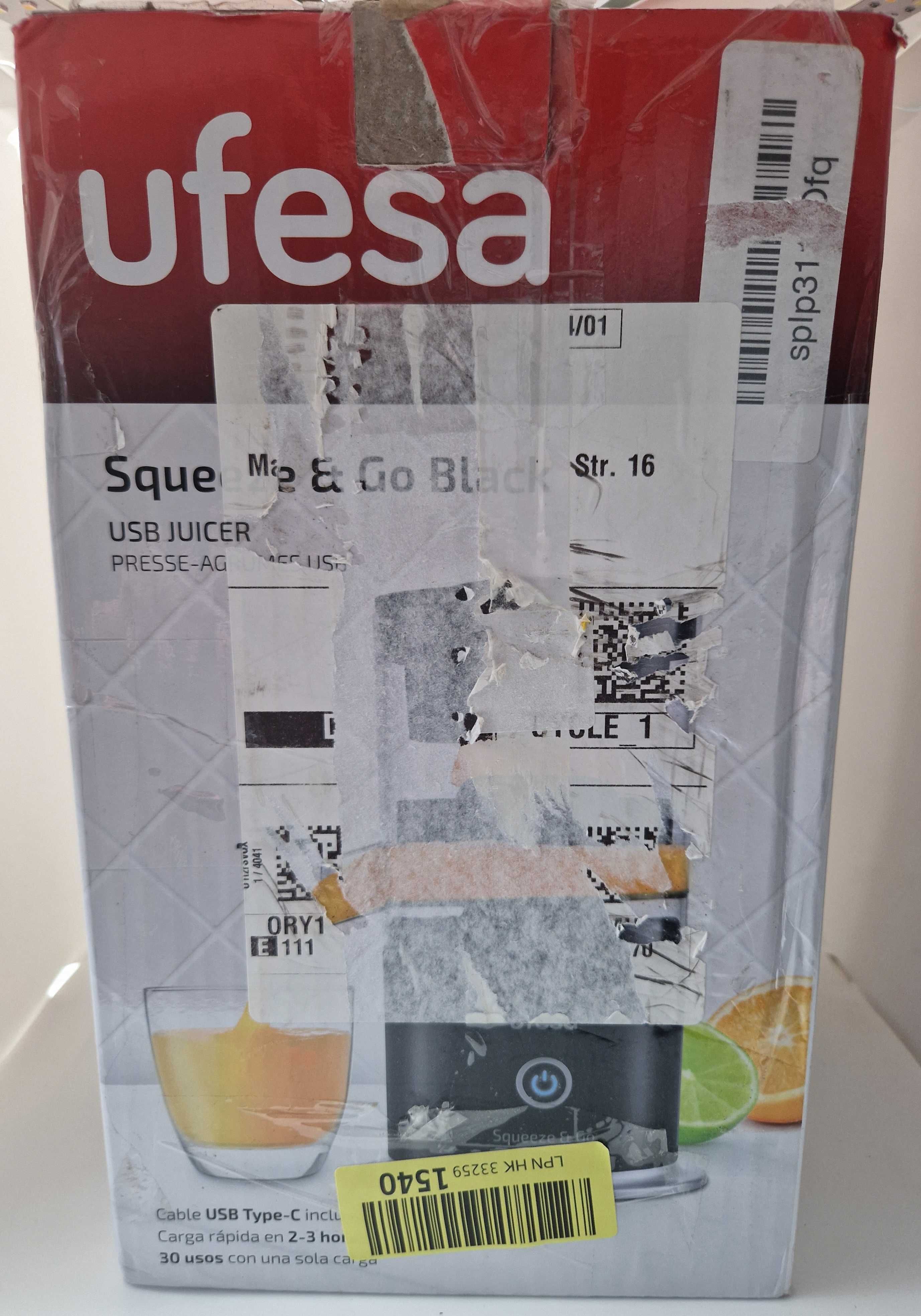 Wyciskarka do cytrusów Ufesa Squeeze & Go czarny 45 W
