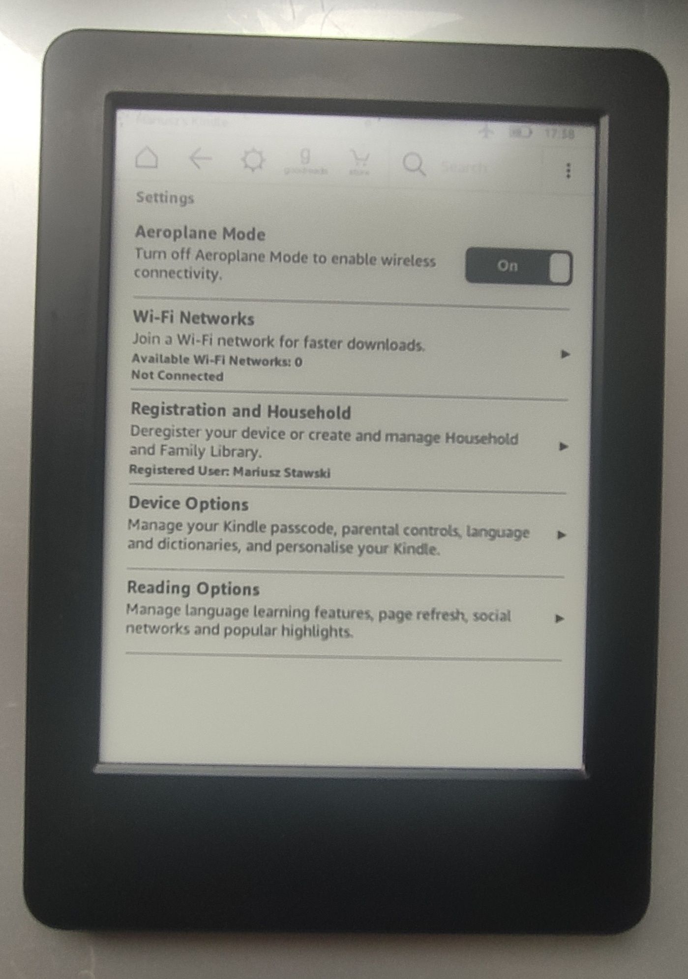 Kindle (bez podświetlenia)