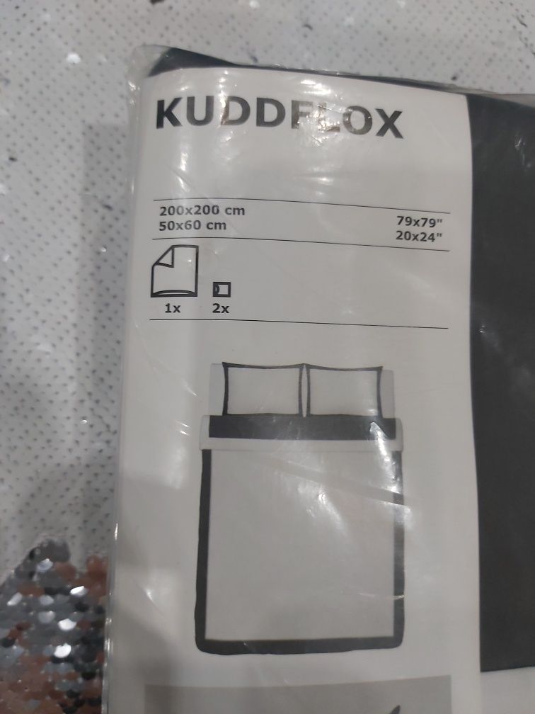 Piękna pościel IKEA KUDDFLOX 200x200 Unikat Nowa