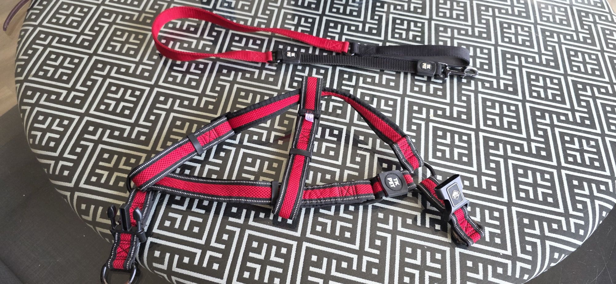 Conjunto TEK PET em 2 cores - Trela e peitoral