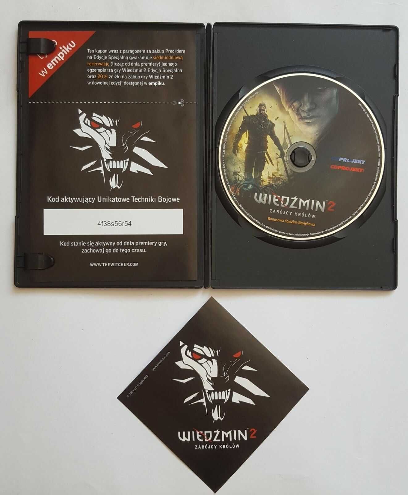 Wiedźmin 2 Zabojcy Królów CD soundtrack